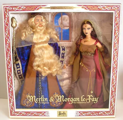 2000 Ken & Barbie - Merlin Magician & Morgan Le Fay - Mattel Limited Edition • $79.99