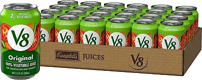 V8 Original 100% Vegetable Juice Vegetable Blend With Tomato Juice 11.5oz (24) • $55.48