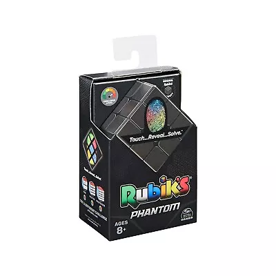 Spin Master Rubik's Puzzle 3x3 Phantom Cube Thermochromic Age 8+ New 20137824 • $31.95