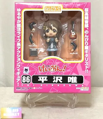 Nendoroid K-ON Yui Hirasawa Action Figure No.86 ABS Good Smile Company Used • $59.99