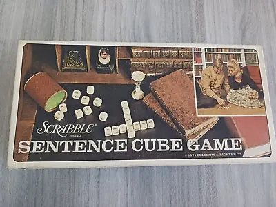 Vintage 1971 Scrabble Sentence Cube Game • $12.50