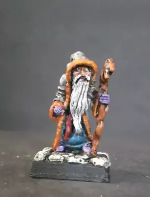 1216a The Wizard - Heritage Dungeon Dwellers 1978 OOP Vintage 25mm Lead D&D Mini • $14.99