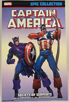 Captain America Epic Collection Society Of Serpents Vol 12 - TPB • $75