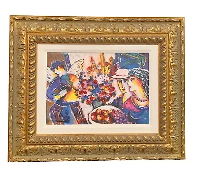 ZAMY STEYNOVITZ  Winged Violinist   Serigraph On Canvas Framed Signed AP 306/350 • $239.99