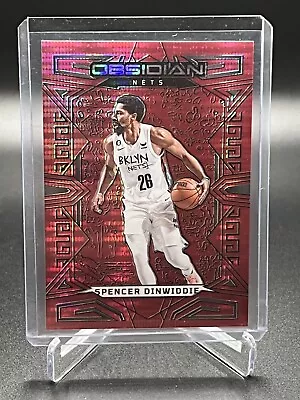 2022-2023 Panini Obsidian Spencer Dinwiddie Lucky Envelopes Red #8/8 Bookend!! • $0.99