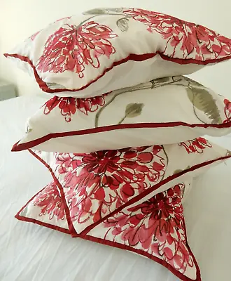 1 Marks & Spencer Cushion Cover/s Embroidered Florals Large 20  X 20  No Pad • £18.10