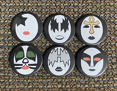KISS 6-Pack Of 1.25” Magnets • $8.99