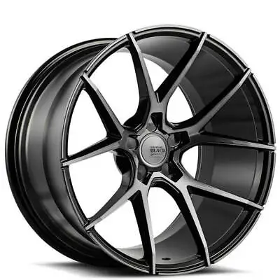 (4) 20  Staggered Savini Wheels BM14 Gloss Black W DDT Rims (B6) • $2044