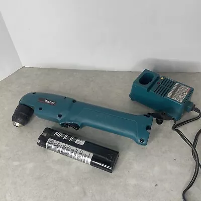 Makita DA391D 9.6V 3/8  Right Angle Drill 1 Battery Charger TESTED WORKS • $89