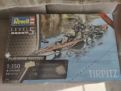 Revell 1:350 Scale Tirpitz Platinum Edition 05160 Model With Many Extras. • £1.20