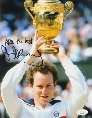$129.52 • Buy John McEnroe Signed 8x10 Photo Inscribed  All The Best  (JSA)