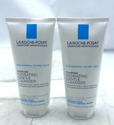 La Roche-Posay Toleriane Hydrating Gentle Cleanser 6.76fl 09/2025^ LOT OF 2 New • $24.99