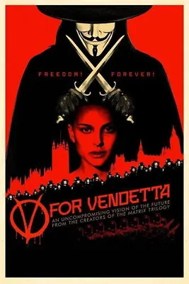 $9.95 • Buy 61890 V For Vendetta 16x12 WALL PRINT POSTER