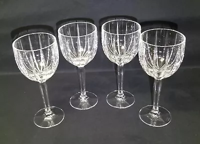 Set Of 4 Waterford Marquis Omega Crystal 8 5/8  All Purpose Wine Glasses In EUC • $50
