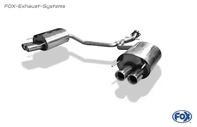 Duplex Sports Exhaust Lexus Is 250 2x80mm Round Rolled Edge Bevelled • $1291.82