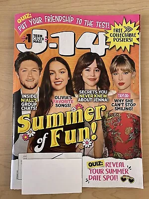 J-14 Magazine Teen Celebrity September 2023 W Posters Taylor Swift Billie Ellish • $10.99