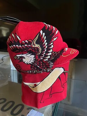 Ed Hardy CANADA Winter Hat W/ Face Mask. New With Tags!  • $12