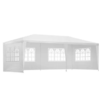 Instahut Gazebo 3x6 Outdoor Marquee Side Wall Party Wedding Tent Camping White • $101.98