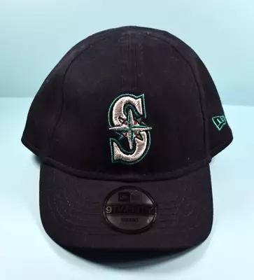 Genuine Infant New Era Navy Seattle Mariners Team 9TWENTY Adjustable Hat NEW • $14.99