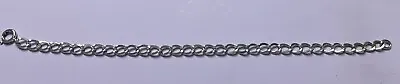 Vintage Sterling Link Starter Charm Bracelet - 7.25” • $15