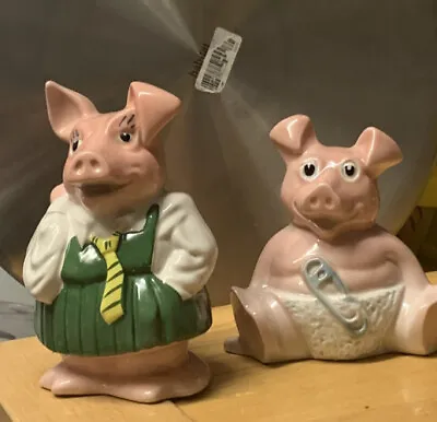 NATWEST Vintage Piggy Bank. Set Of Two.  • £9.99