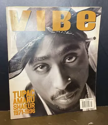 $72.89 • Buy Vtg 1990s Vibe Magazine Tupac Cover 90s