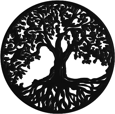 Tree Of Life Wooden Wall Art Decor Wooden Tree Wall Sculpture 11.8 Inch Tree Of  • $13.26