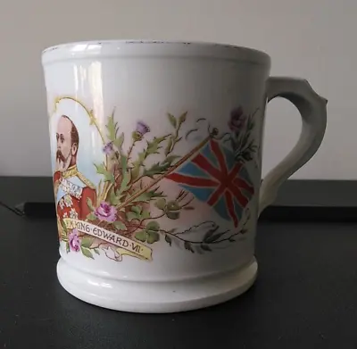 Edward VII & Queen Alexandra Coronation Mug 1902 • £11.99