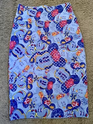 NEW NWOT LulaRoe Disney Mickey Minnie Mouse Cassie Pencil Stretch Skirt Size XS • $16