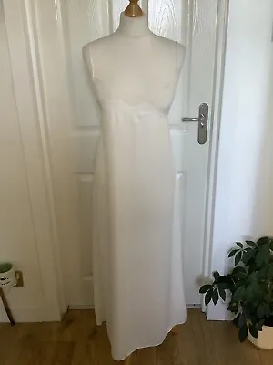 Ladies BNWT Zara Home Dress/Night Dress Ivory Spaghetti Straps Size Large • $31.13