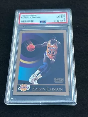 1990 Skybox MAGIC JOHNSON PSA 8 Lakers  • $13.99