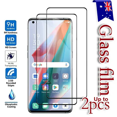 For Oppo Find X3 X2 Pro X3 X2 Neo X3 X5 Lite Tempered Glass Screen Protector • $5.90