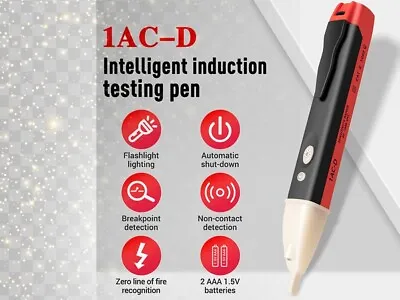 £3.70 • Buy Voltage Tester Detector Pen Non Contact Alert Stick Electric Test FREE Batteries