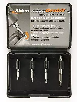 4507P Grabit Micro Broken Bolt Extractor 4 Piece Kit - Small Bolt And S... • $47.44