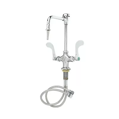 T & S Lab Mixing Faucet Gooseneck W Aerator 4  Spreader Assembly BL-5700-04 MOD • $99.95