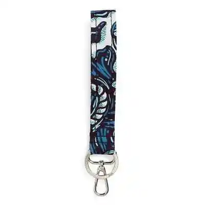 NWT Vera Bradley Wristlet Keychain Shore Enough Blue • $12.34