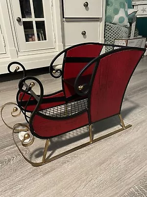 NEW Red Table Top Sleigh Sunset Vista Designs • $29.99