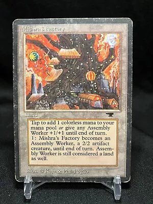 ~Mishra's Factory~ Antiquities- [HP] Heavily Played - MTG {Lively's Stash} • $90