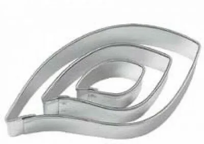 Cake LEAF Cutter Set Of 3 PME Stainless Steel Decorating Sugarpaste Biscuits • £3.99