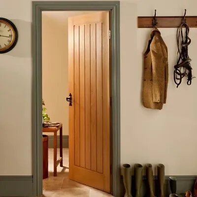£80 • Buy Pre Finished Internal Belize Oak Cottage Solid Door All Sizes MEGA DEAL