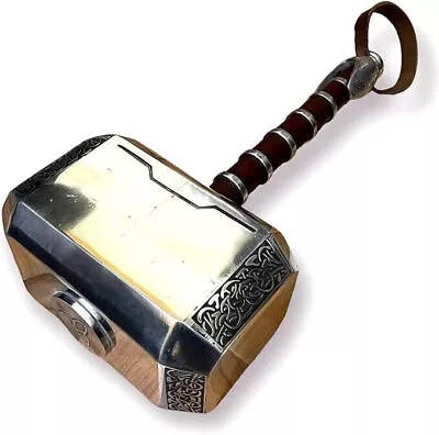 Thor Hammer Avengers Legend Props Mjolnir Full Metal Hammer Replica Xmas Gifts • £122.64