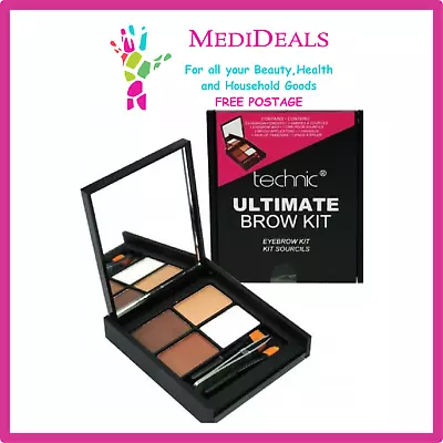 Technic Ultimate Brow Kit - Eyebrow Powder With Definer Brush • £3.69