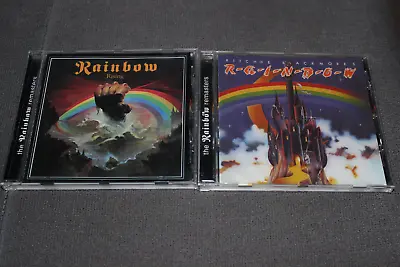 RAINBOW - RISING + RITCHIE BLACKMORE'S RAINBOW - 2 Remasters CDs TOP - Dio • £8.55