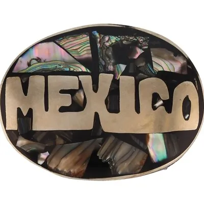 Mexico Mexican Jalisco Taxco Cancun Guadalajara Native Pride Vintage Belt Buckle • $45