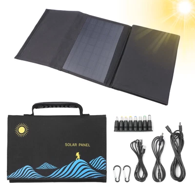 £90.79 • Buy 5-fold 40W Solar Panel Folding Bag Dual USB+ Output Solar  C1H4
