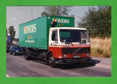 Lorry Photo ~ Londis - J638MKR - 1991 Volvo FL7 Delivery Truck - 1996 • £2.95