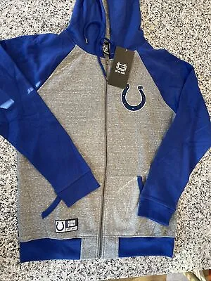 Indianapolis Colts Full Zip Hoodie Sweatshirt M NWT New • $20.99