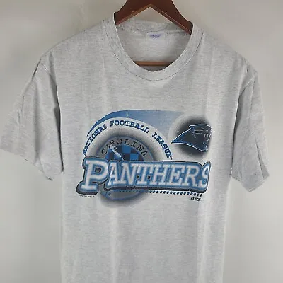 Vintage 90's Trench 1993 Carolina Panthers Single Stitch T-shirt Sz L  • $25