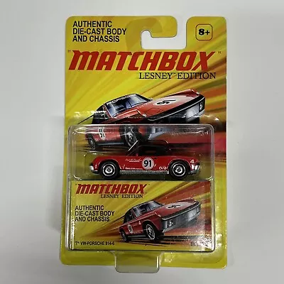 Porsche 914-6 1971 Red Vw Match Box 2010 Lesney Edition! Really Nice Car!! • $29.95