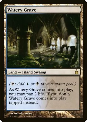 MTG Lightly Played Foil Watery Grave - [Ravnica: City Of Guilds] • $269.90